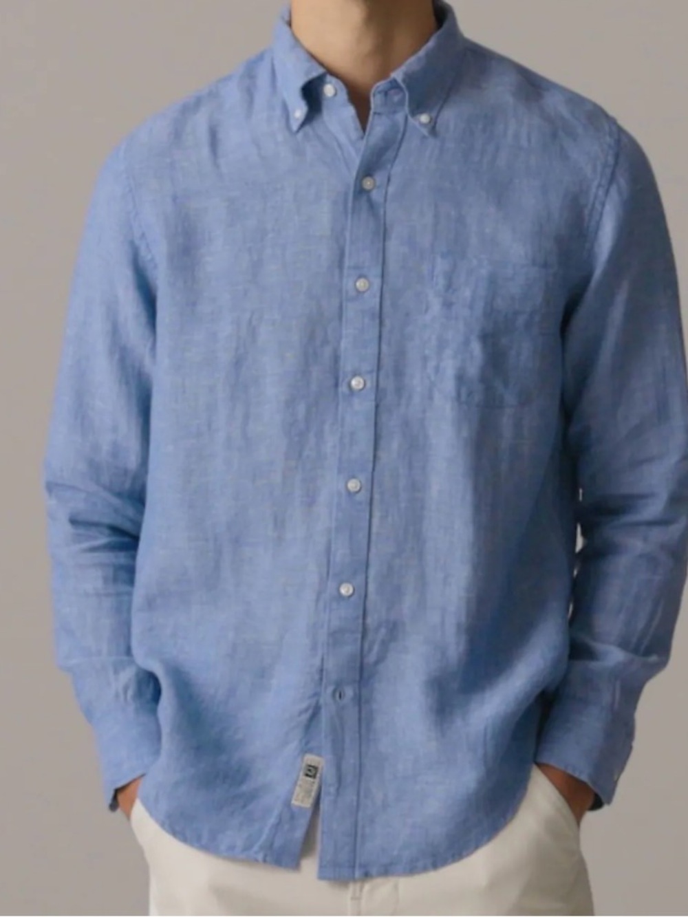 J Crew Irish Linen Shirt XS